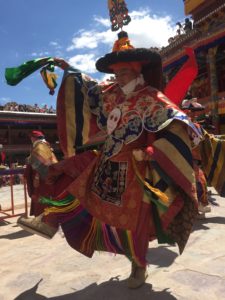 CLICK PHOTO to see video of Buddhist Monks Dancing at Hemis Festival, Ladakh, India